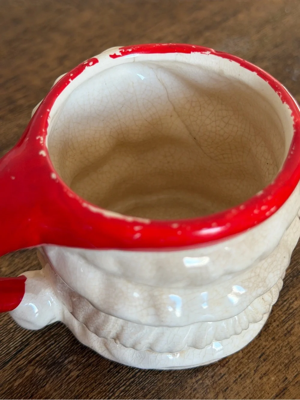 Vintage Napco Winking Santa Mug